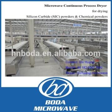 Industrial microwave silicon carbide powder dryer